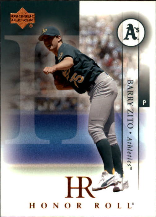 2003 Upper Deck Honor Roll #51 Barry Zito