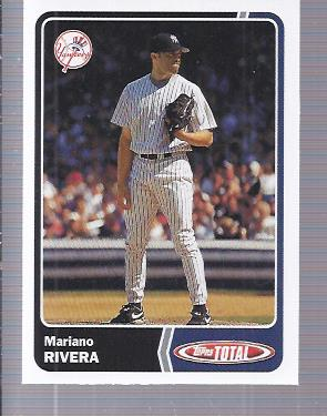 2003 Topps Total #668 Mariano Rivera