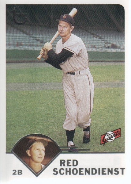 2003 Topps Retired Signature #6 Red Schoendienst