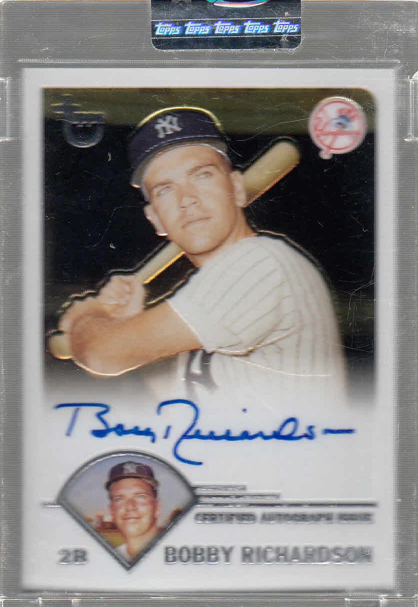 2003 Topps Retired Signature Autographs #BR Bobby Richardson G