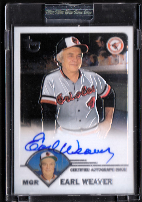 2003 Topps Retired Signature Autographs #EW Earl Weaver G