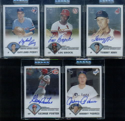 2003 Topps Retired Signature Autographs #GP Gaylord Perry C