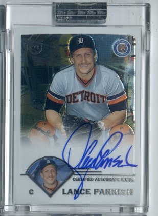 2003 Topps Retired Signature Autographs #LP Lance Parrish G