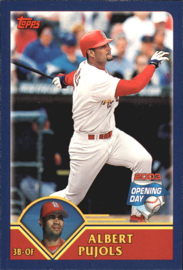 2003 Topps Opening Day Stickers #54 Albert Pujols