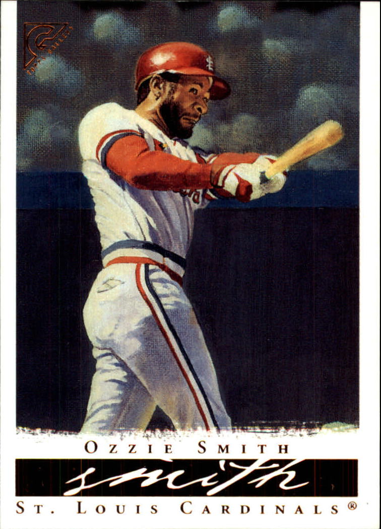 2003 Topps Gallery HOF #27 Ozzie Smith Red Sleeve