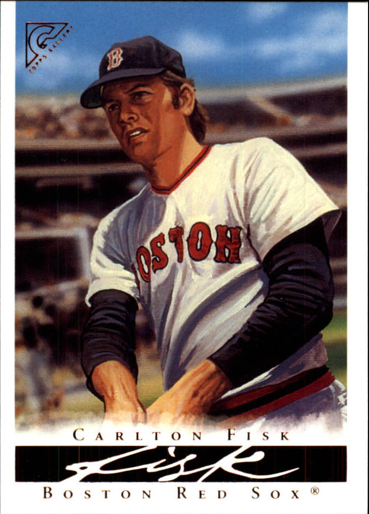 2003 Topps Gallery HOF #64 Carlton Fisk Red Ltr