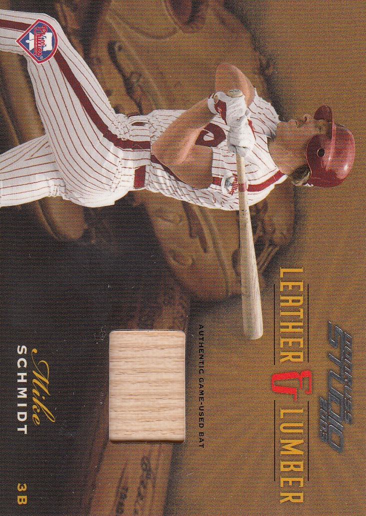 2003 Studio Leather and Lumber #31 Mike Schmidt Bat/200