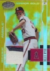2003 Leaf Certified Materials Mirror Gold Materials #4 Nolan Ryan Angels Jsy/10