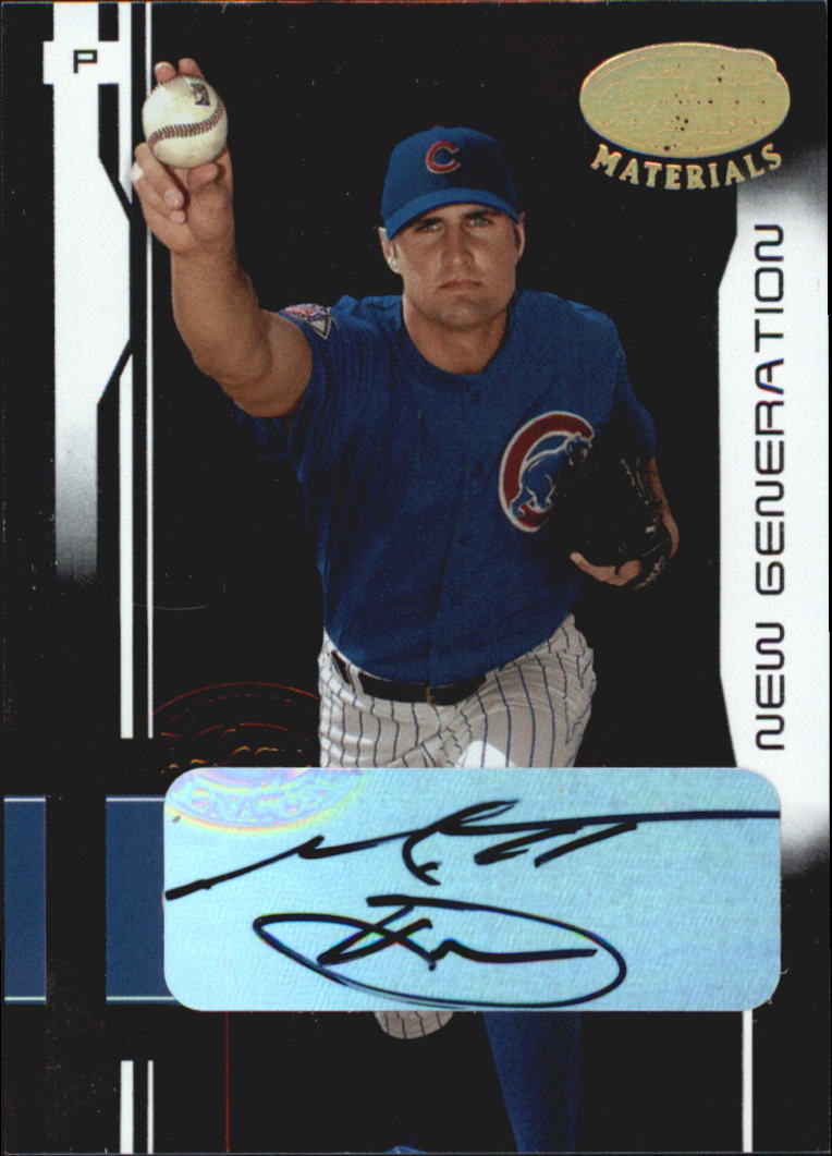 2003 Leaf Certified Materials #234 Matt Bruback NG AU RC