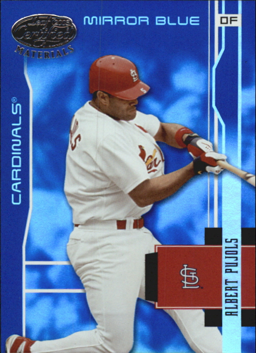 2003 Leaf Certified Materials Mirror Blue #173 Albert Pujols