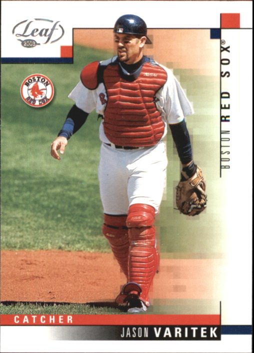 2003 Leaf #20 Jason Varitek