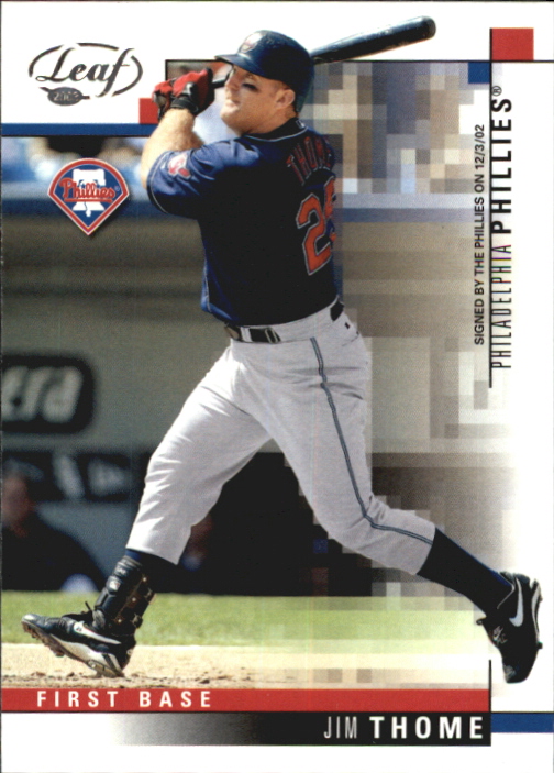 2003 Leaf #37 Jim Thome