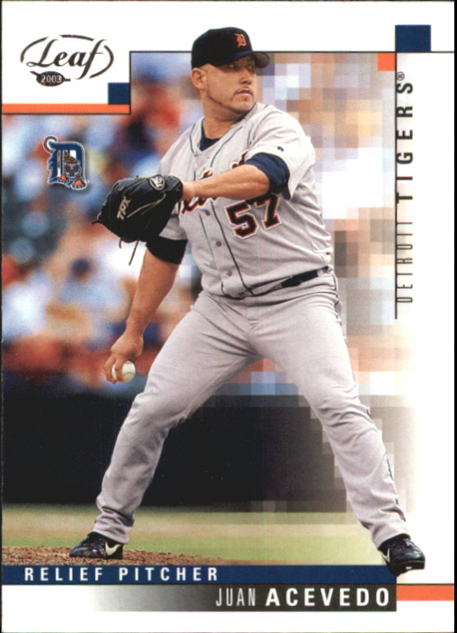 2003 Leaf #43 Juan Acevedo