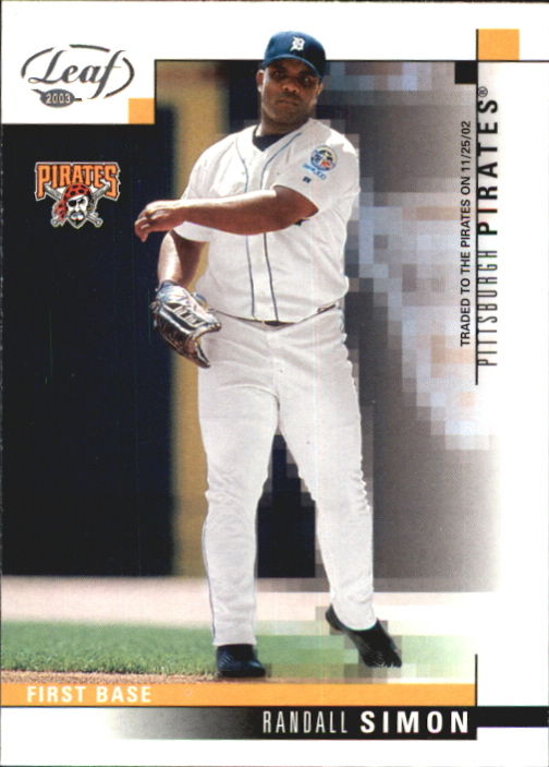 2003 Leaf #45 Randall Simon