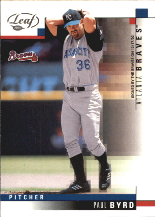 2003 Leaf #52 Paul Byrd