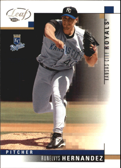 2003 Leaf #54 Runelvys Hernandez