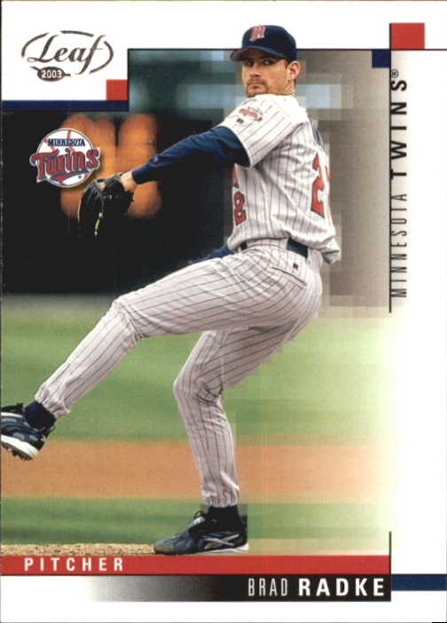2003 Leaf #56 Brad Radke