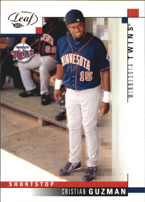 2003 Leaf #58 Cristian Guzman