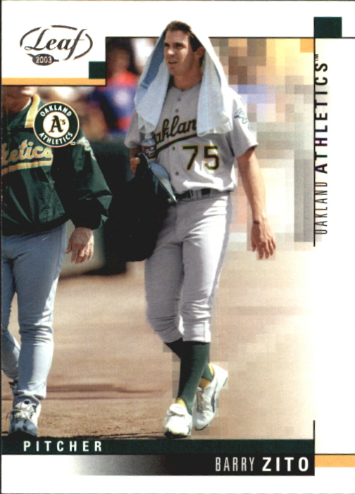 2003 Leaf #78 Barry Zito