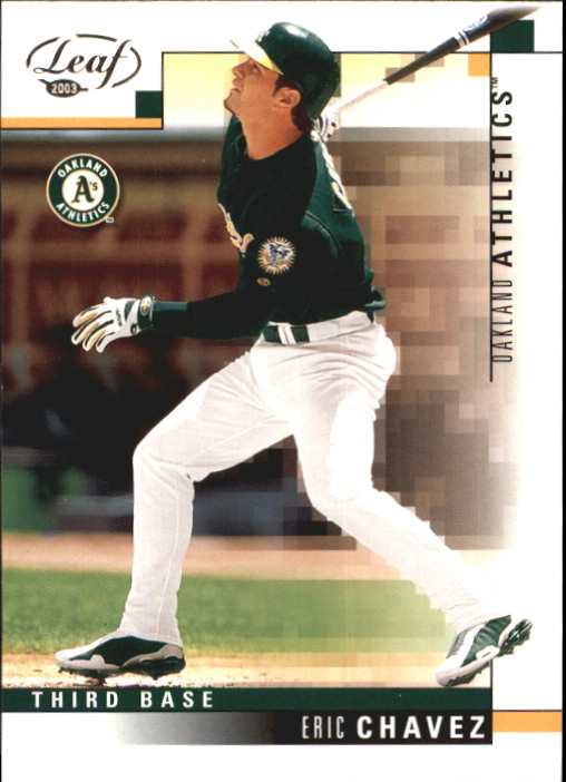 2003 Leaf #81 Eric Chavez