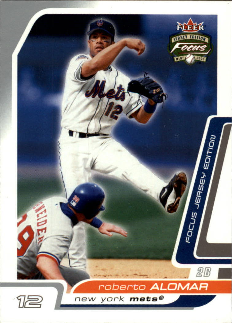 2003 Fleer Focus JE #5 Roberto Alomar
