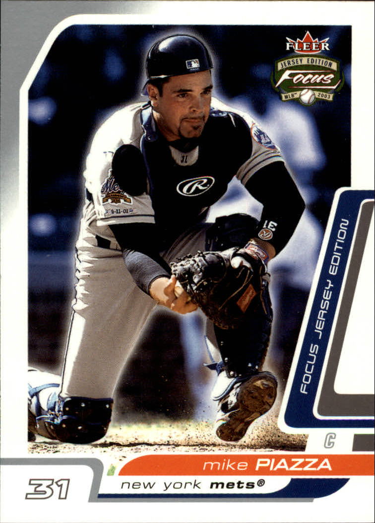 2003 Fleer Focus JE #40 Mike Piazza