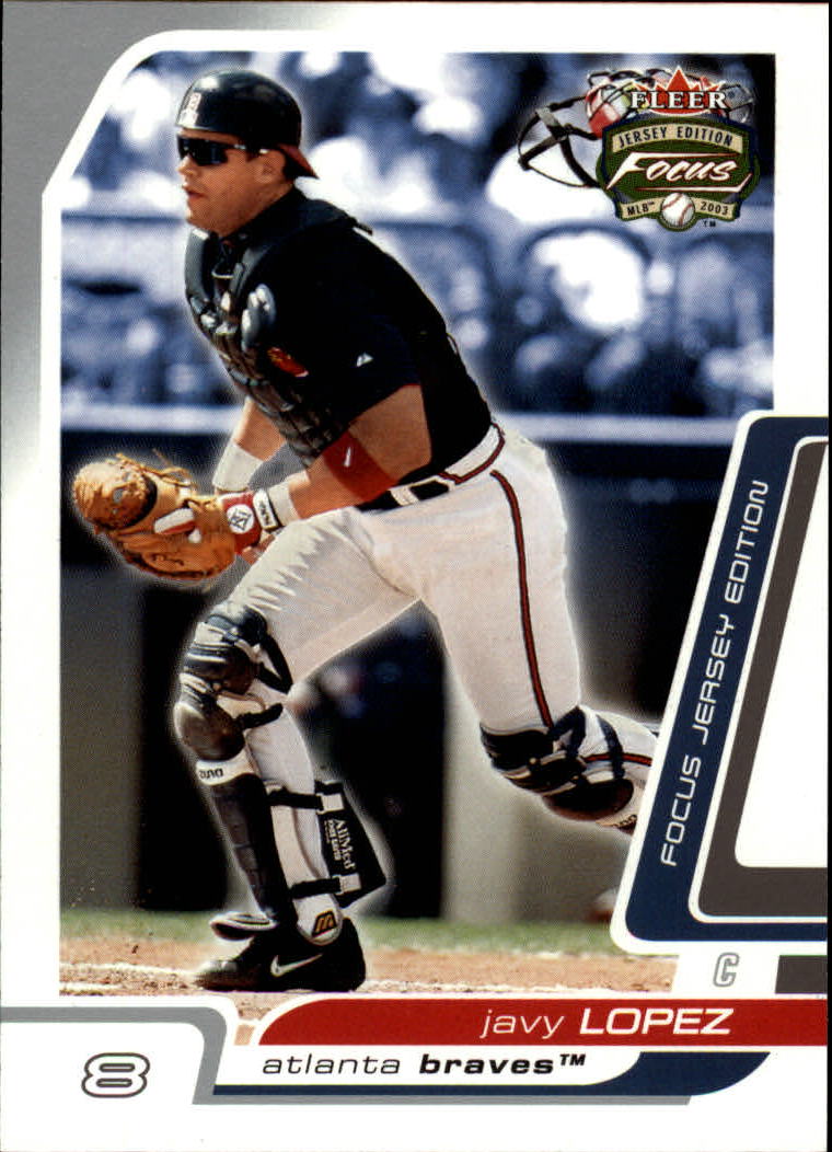 2003 Fleer Focus JE #63 Javy Lopez