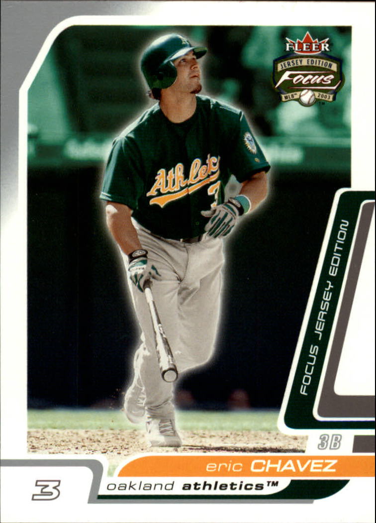 2003 Fleer Focus JE #67 Eric Chavez