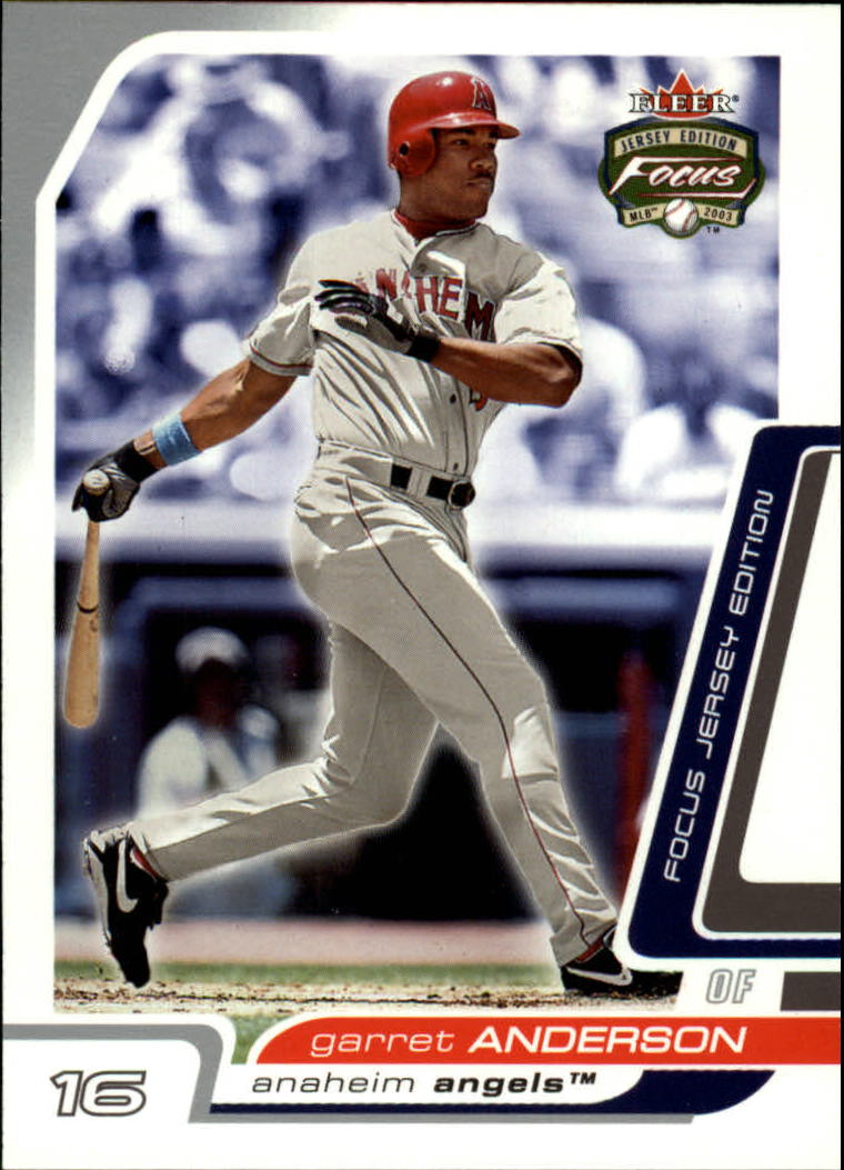 2003 Fleer Focus JE #73 Garret Anderson