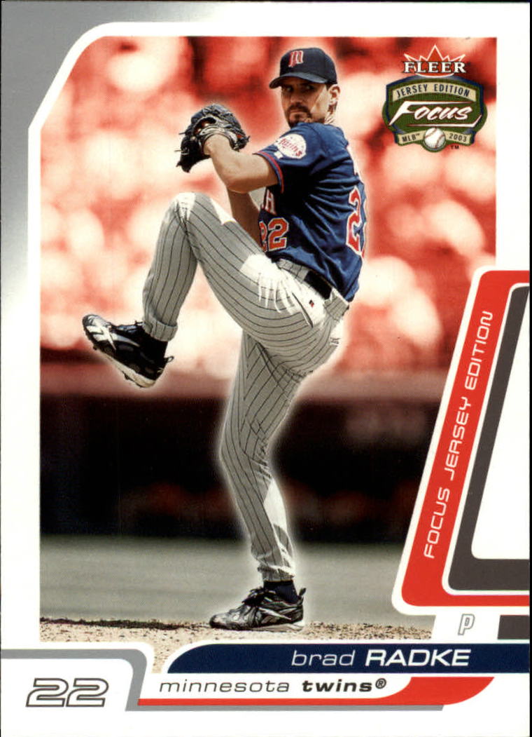 2003 Fleer Focus JE #94 Brad Radke