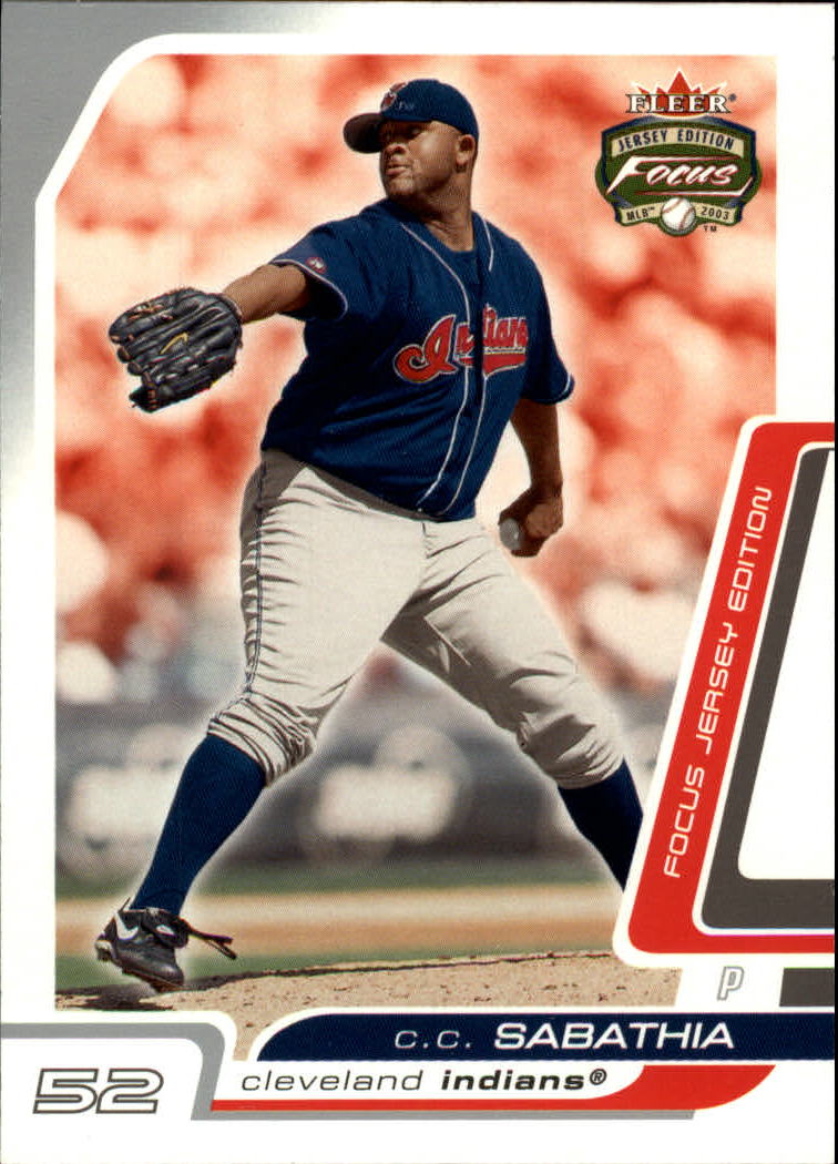 2003 Fleer Focus JE #159 C.C. Sabathia
