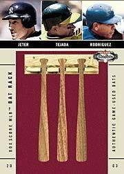 2003 Fleer Box Score Bat Rack Trios #8 Jeter/Tejada/A.Rod