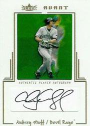 2003 Fleer Avant Autograph Gold #AH Aubrey Huff