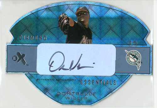 2003 E-X Diamond Essentials Autographs #DW Dontrelle Willis/265