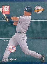 2003 Donruss Elite Highlights #3 Hideki Matsui Debut