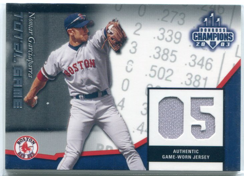 2003 Donruss Champions Total Game Materials #2 Nomar Garciaparra Jsy/200