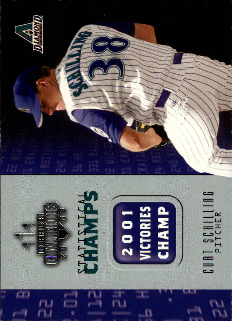 2003 Donruss Champions Statistical Champs #3 Curt Schilling
