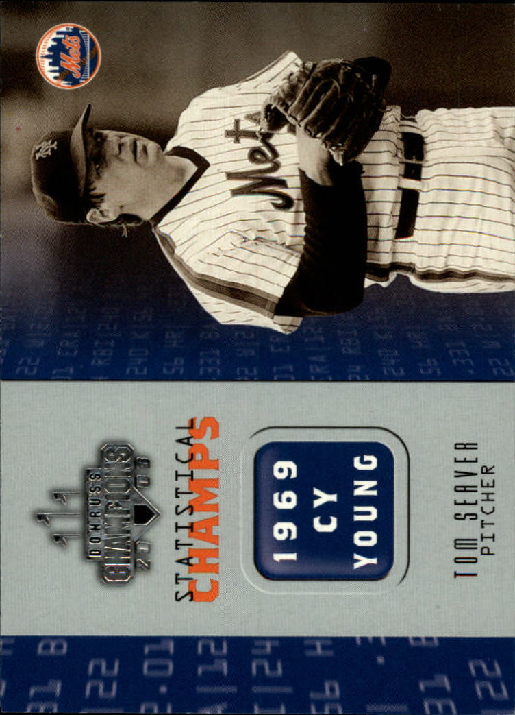 2003 Donruss Champions Statistical Champs #22 Tom Seaver
