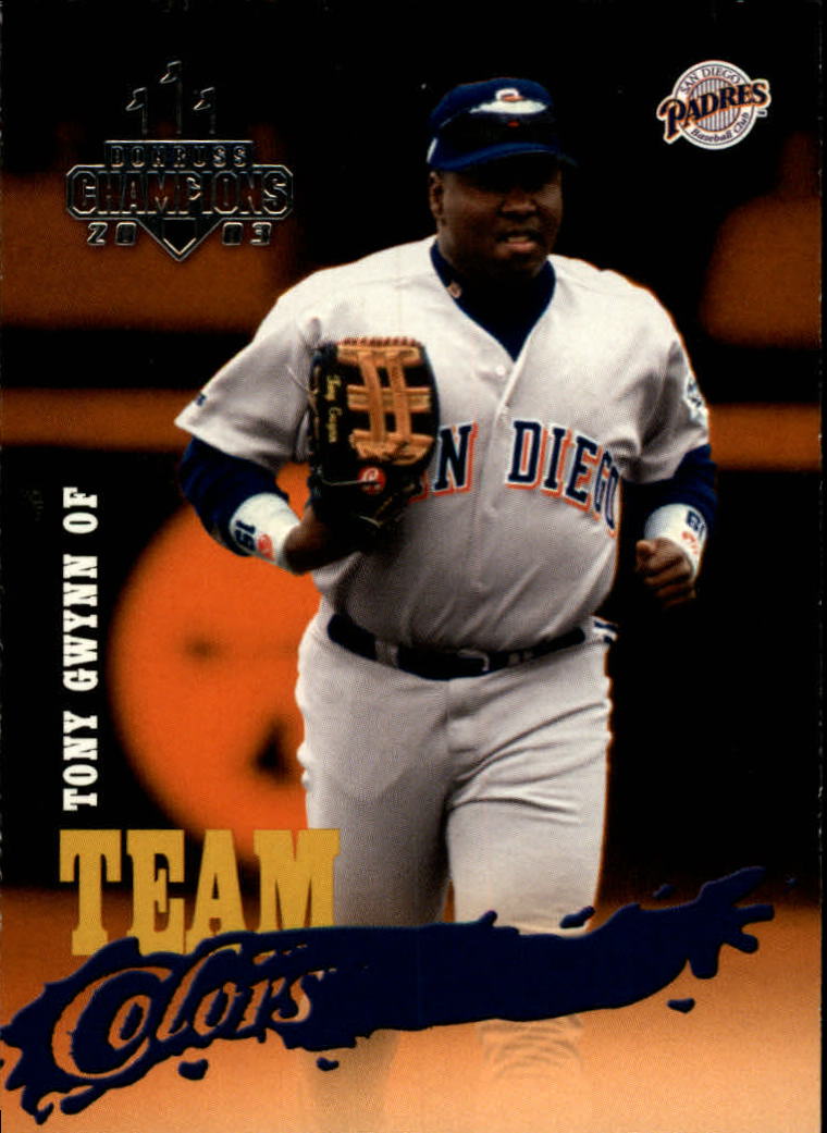 2003 Donruss Champions Team Colors #8 Tony Gwynn