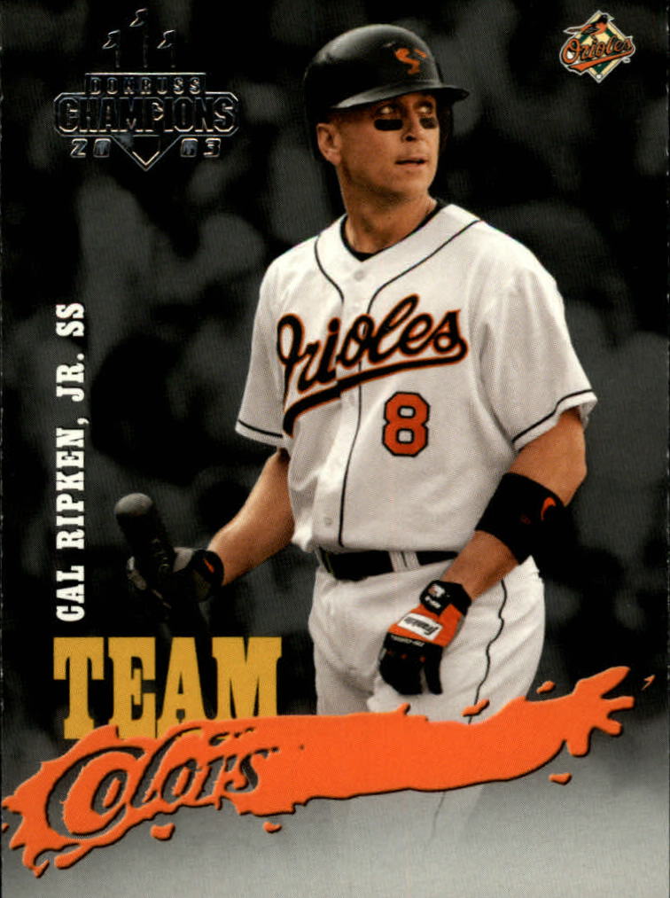 2003 Donruss Champions Team Colors #15 Cal Ripken