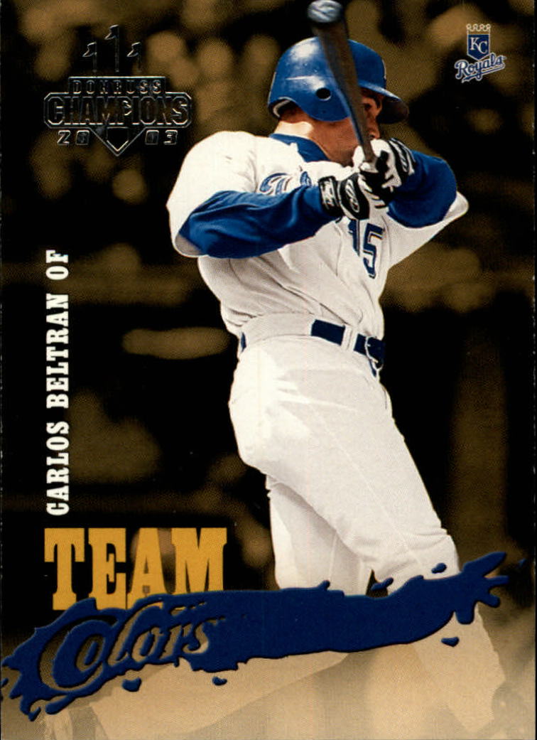 2003 Donruss Champions Team Colors #17 Carlos Beltran