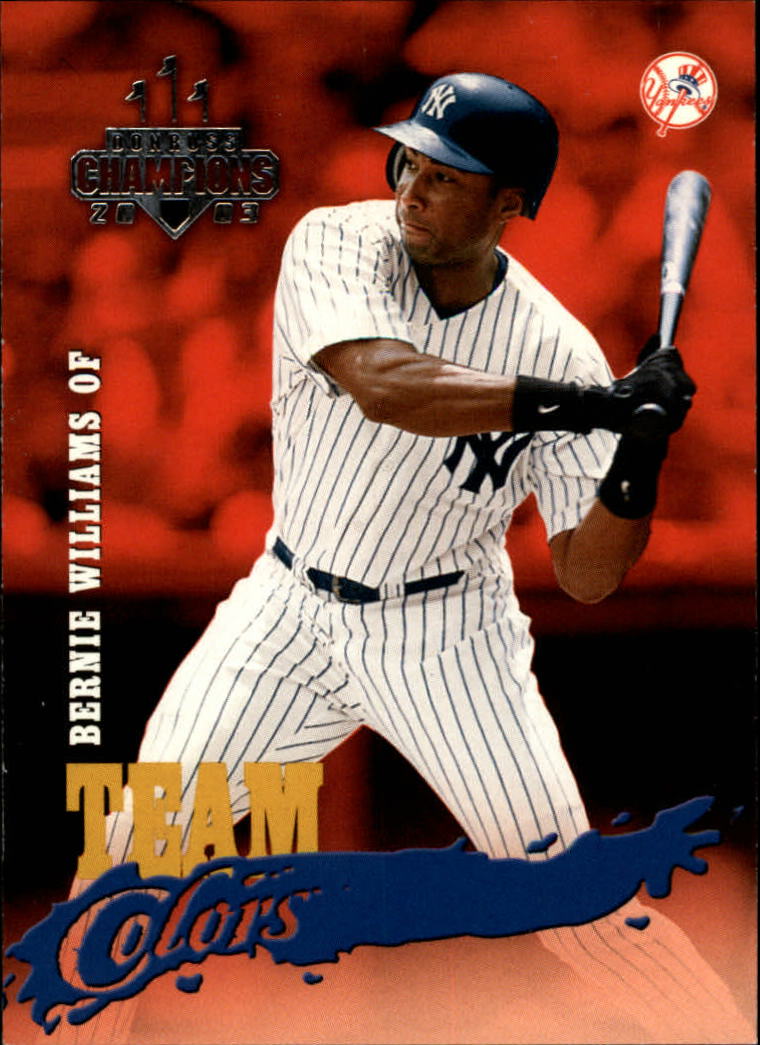 2003 Donruss Champions Team Colors #21 Bernie Williams