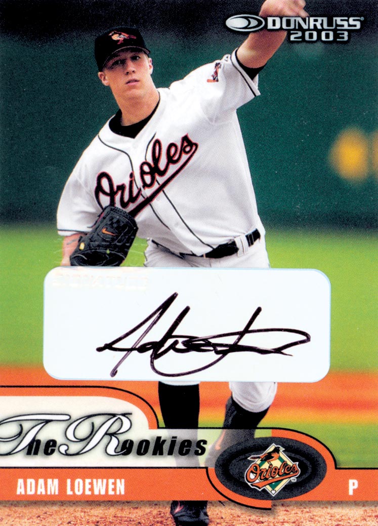 2003 Donruss Rookies Autographs #2 Adam Loewen/500