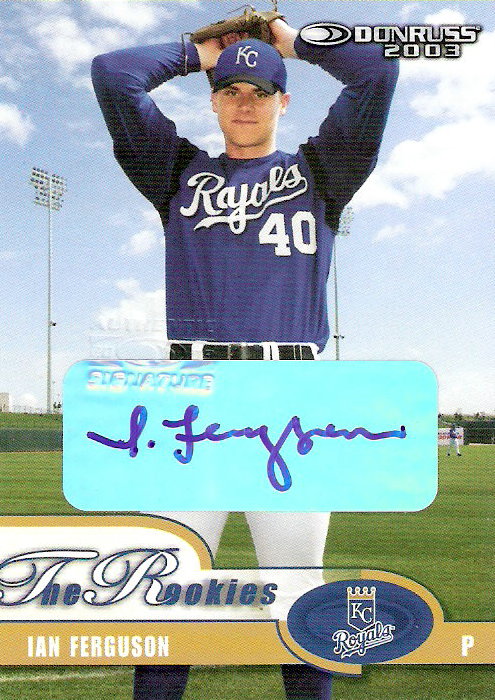 2003 Donruss Rookies Autographs #38 Ian Ferguson/1000