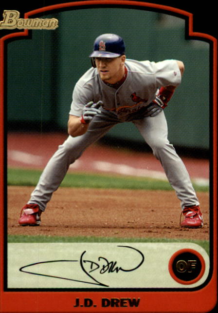 2003 Bowman #76 J.D. Drew