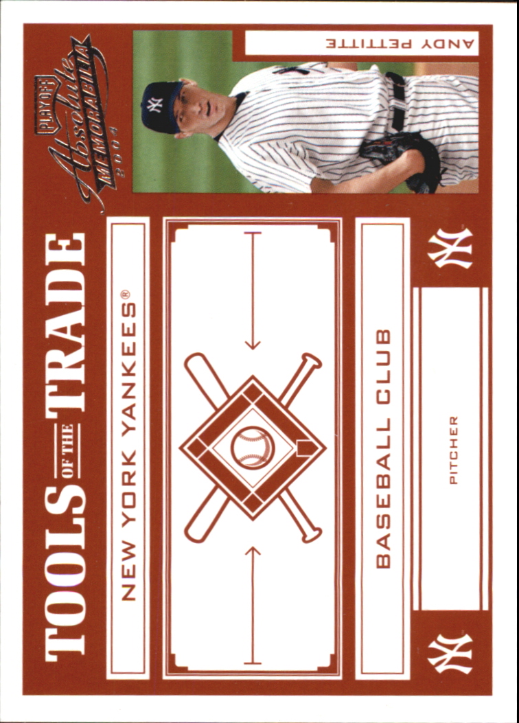 2004 Absolute Memorabilia Tools of the Trade Red #13 Andy Pettitte H