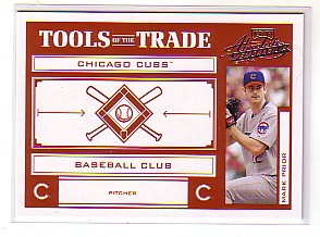 2004 Absolute Memorabilia Tools of the Trade Red #91 Mark Prior A