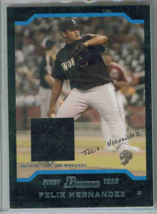 2004 Bowman Draft Futures Game Jersey Relics #150 Felix Hernandez