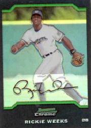 2004 Bowman Chrome Refractors #147 Rickie Weeks