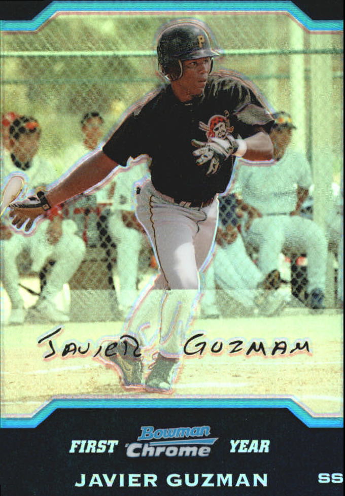 2004 Bowman Chrome Refractors #220 Javier Guzman